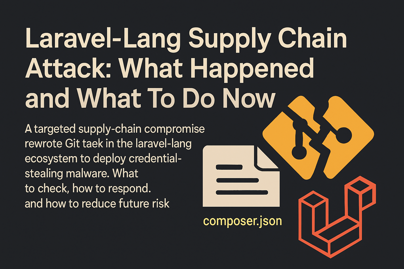 Laravel‑Lang Supply Chain Attack: What Happened and What To Do Now